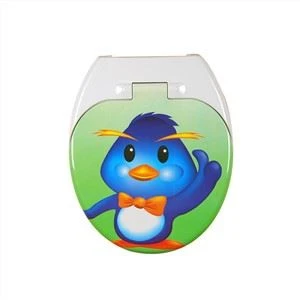 Gyerekek nyomtatott WC-t